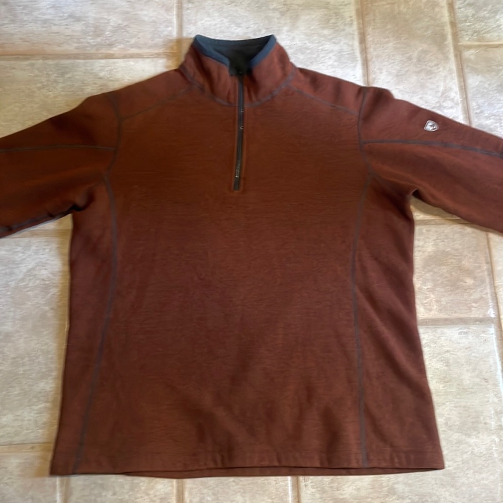 Kuhl Revel Quarter Zip Sweater -- Red Rock